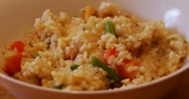 Risotto cu pui şi legume